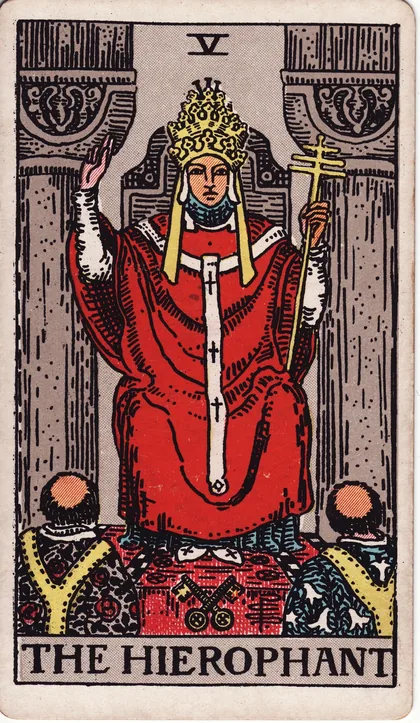 Cartea de tarot Hierofantul