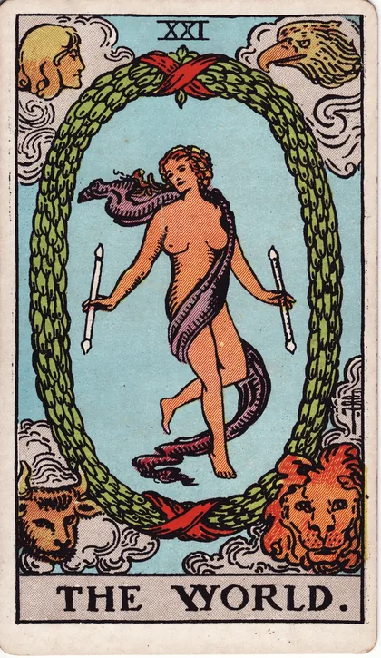 Cartea de tarot Lumea